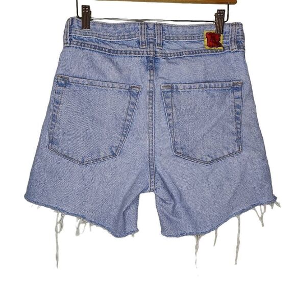 Empyre High Waist Relax Fit Skate Denim Shorts - Picture 2 of 7